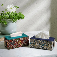 Handcrafted tissue boxes