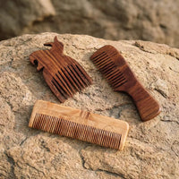 Handcrafted wooden combs