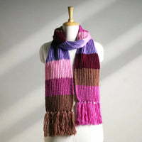 Handknitted & handloom woolen cotton mufflers