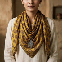 Handloom & handblock scarves