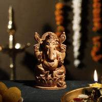 Handmade craft ganesha idols