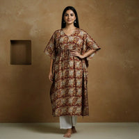 Kalamkari printed kaftans