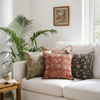 Kalamkari cushion covers