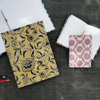 Kalamkari fabric cover notebooks