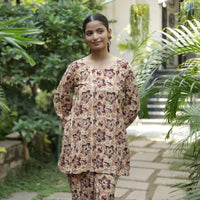Kalamkari printing co-ord sets