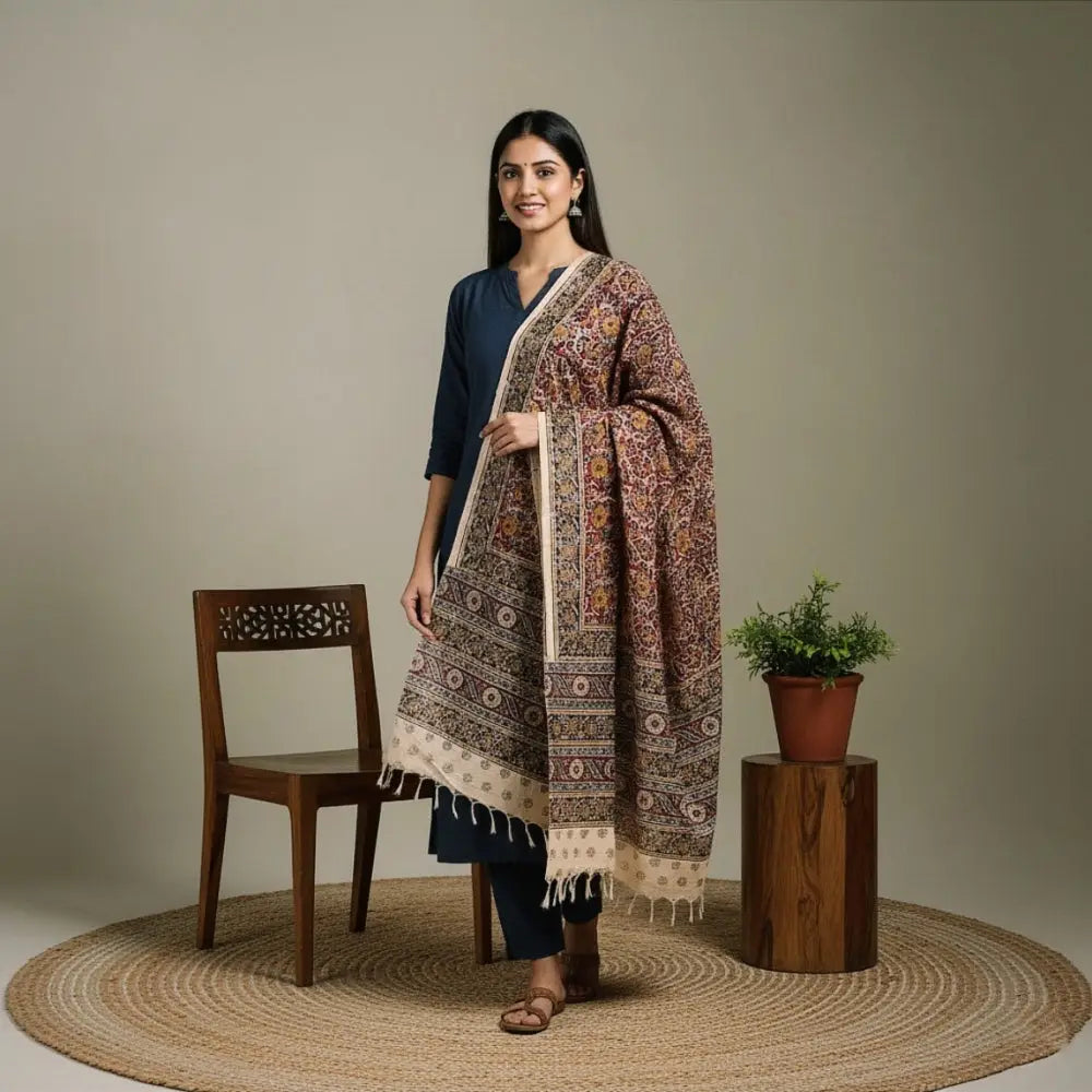 Kalamkari prints dupattas