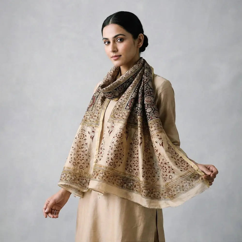 Kalamkari prints stoles