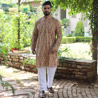 Kalamkari Block Print Men's Kurtas