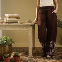 Kantha embroidery pants & palazzo