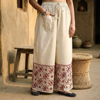 Kantha embroidery pants & palazzo