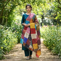 Kantha work dupattas