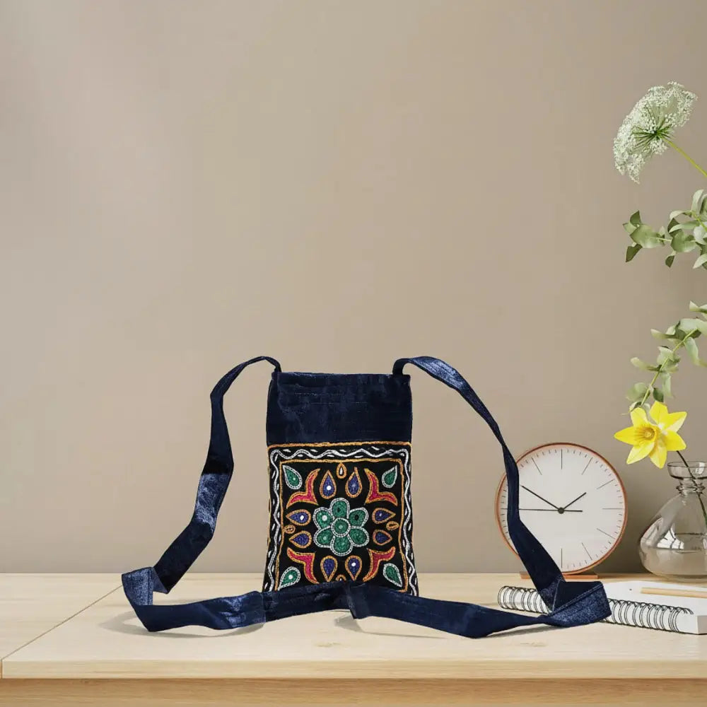 Kutchi embroidery sling bags