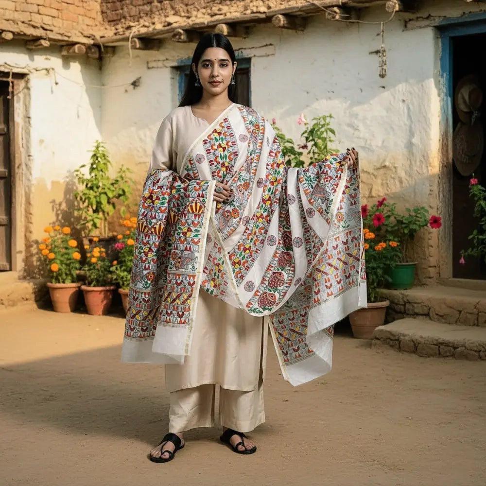 Madhubani dupattas