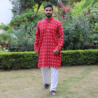 Pochampally Ikat Men's Kurtas