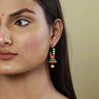 Miniature hand painted earrings