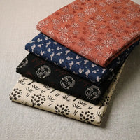 itokri Bindaas Fabrics.This unique technique involves printing designs on fabric using wooden blocks that have intricate patterns carved into them. The blocks are dipped in dye and then stamped onto the fabric to create a repeating pattern.