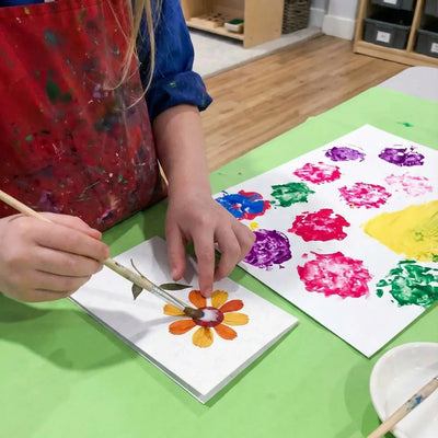 Natural flower art work