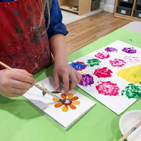 Natural flower art work