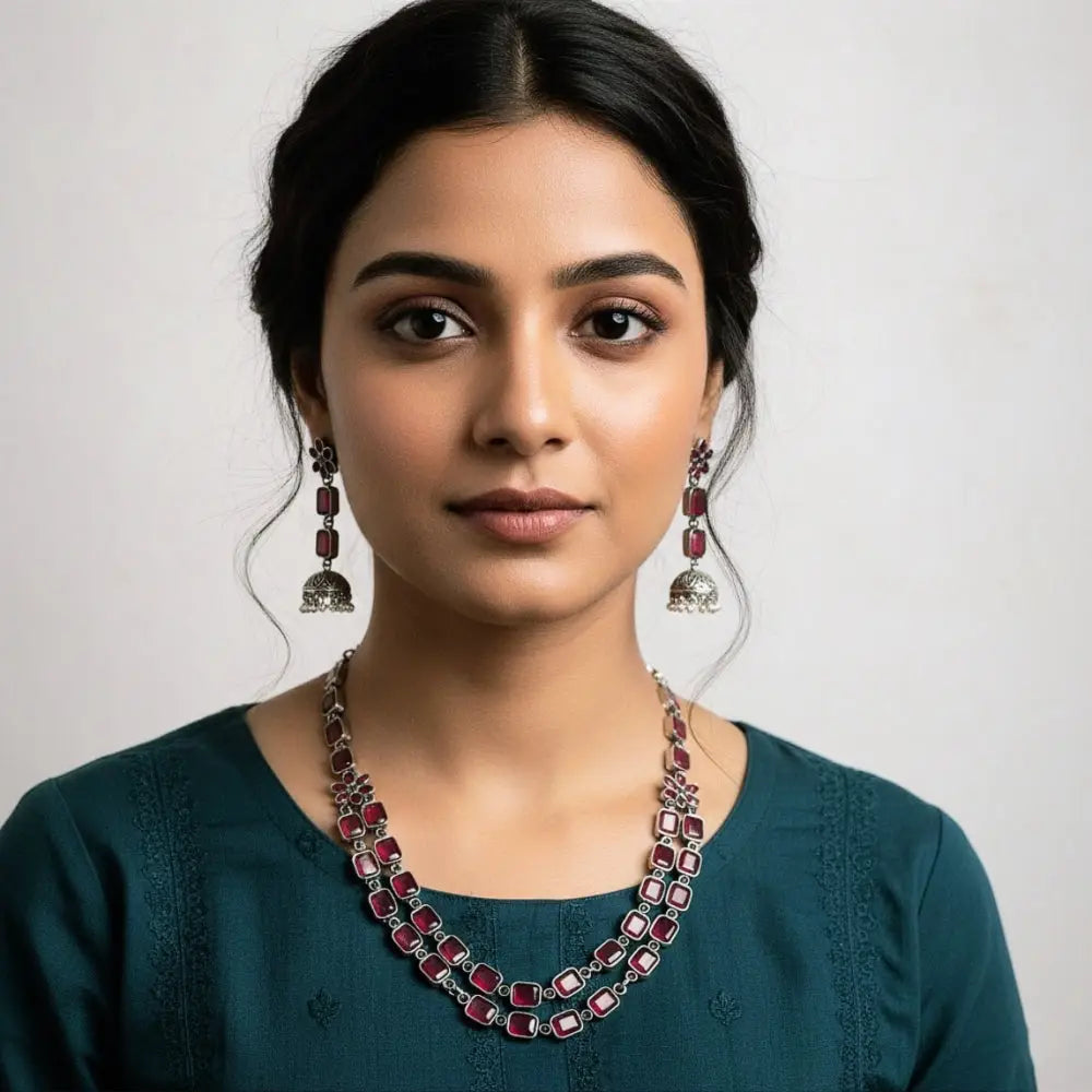 Oxidised jewellery metal craft