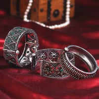 Oxidized metal bracelets