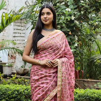 Phulkari embroidered sarees