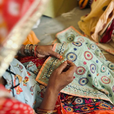 Phulkari embroidery