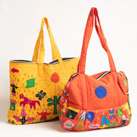 Pipli applique bags
