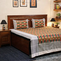 Pochampally ikat bedcovers