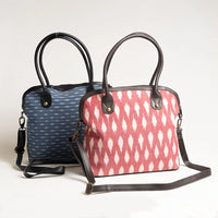 Pochampally ikat fabric shoulder bags