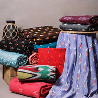 Pochampally ikat fabrics