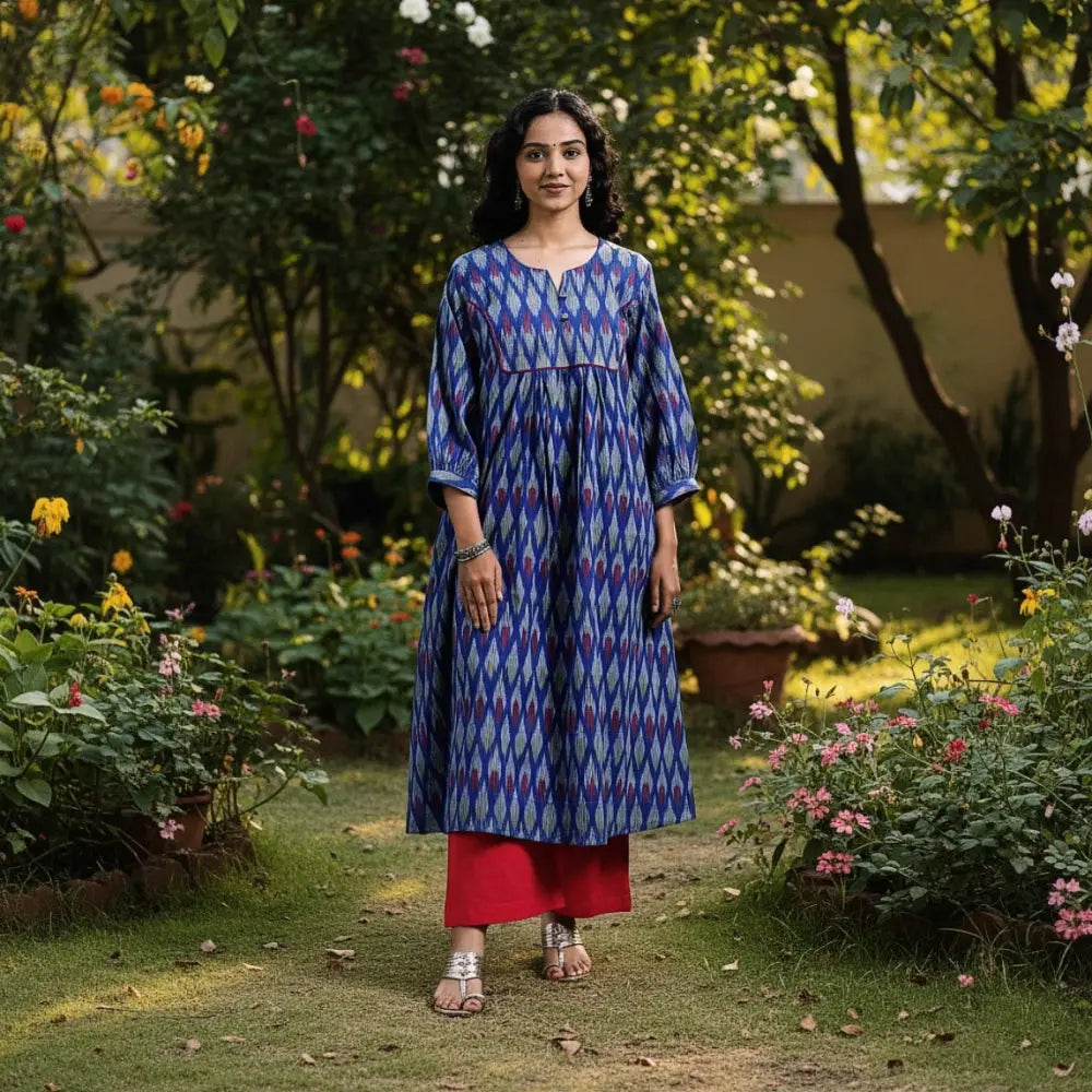 Pochampally ikat kurtas