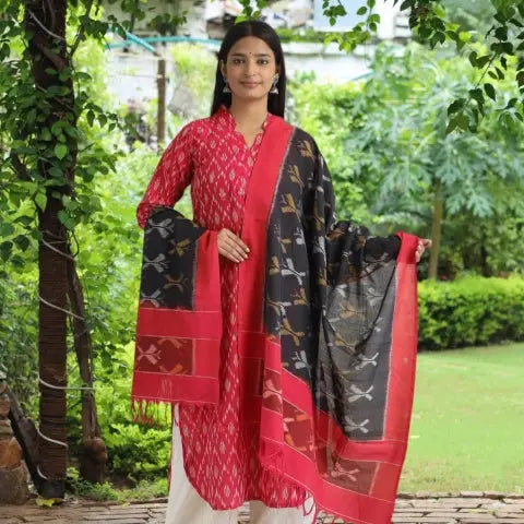 Pochampally ikat stitched suits