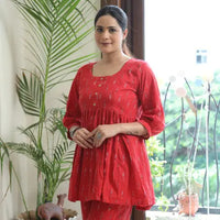 Pochampally ikat weaving co-ord sets