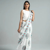 Pure linen sarees