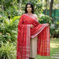 Sambalpuri ikat handwoven dupattas from odisha