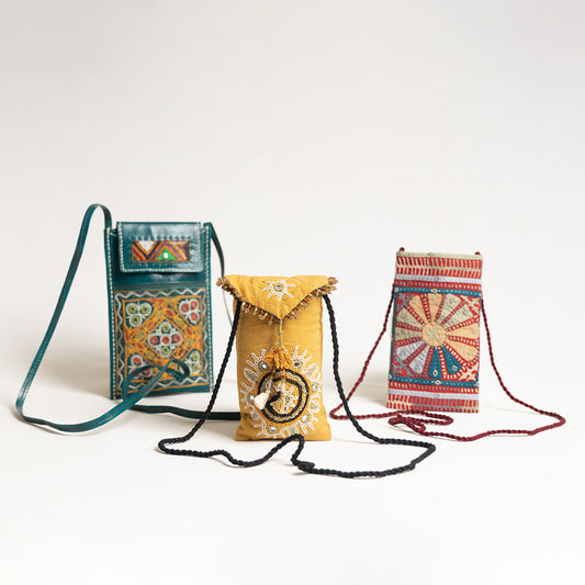 Handmade Mobile Pouches / Charging Holders / Covers