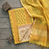 Sanganeri printed suit materials of rajasthan