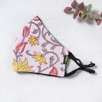 Sanganeri hand printed face covers