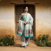 Sanganeri printed stitched suits