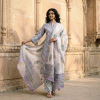 Sanganeri printed stitched suits