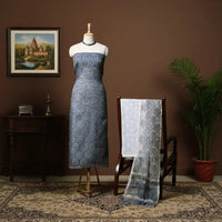 Sanganeri printed suit materials of rajasthan