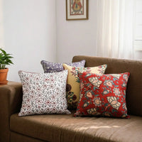 Sanganeri prints cushion covers