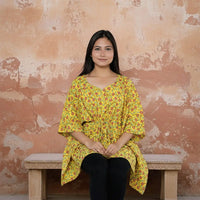 Sanganeri prints kaftans