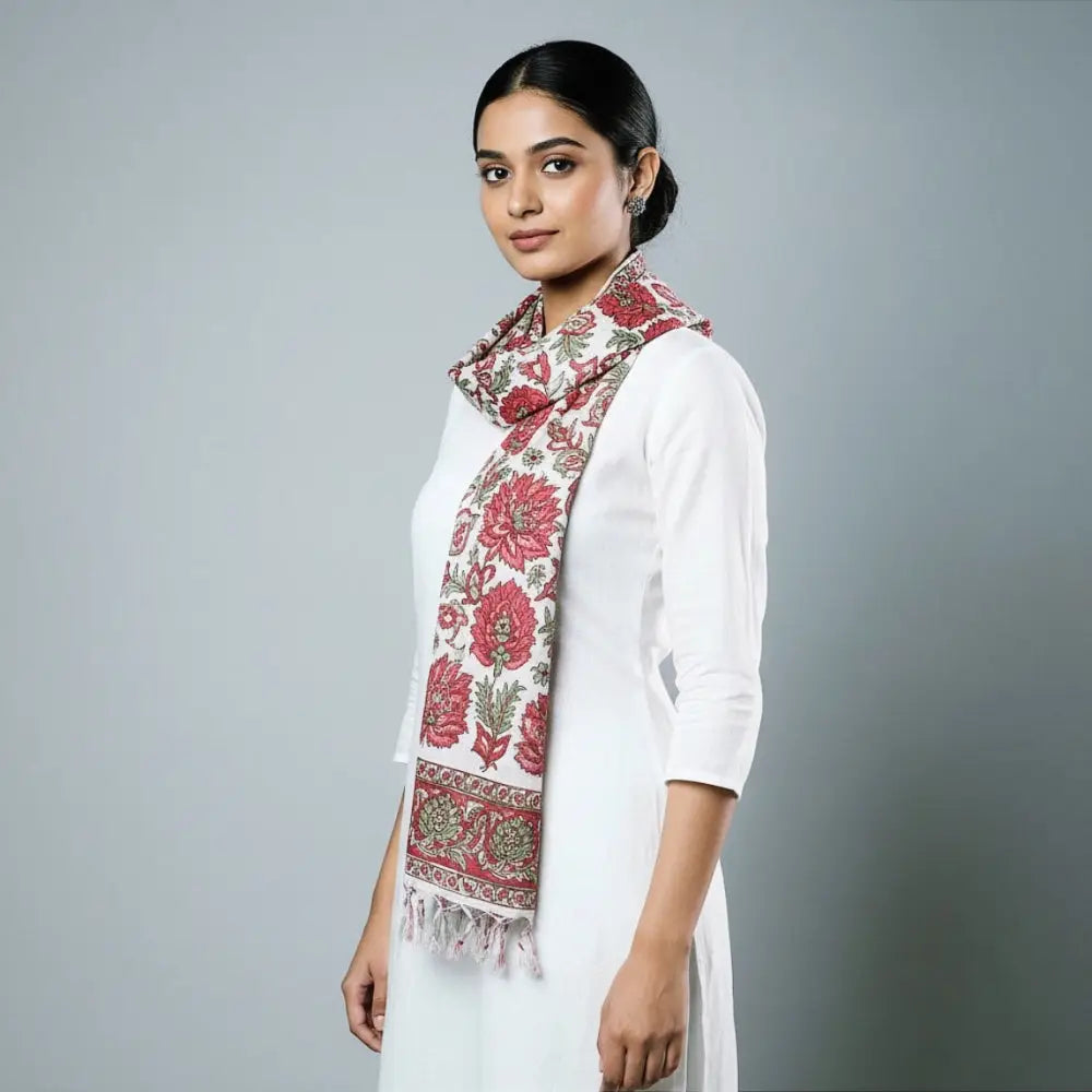 Sanganeri prints stoles
