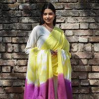 Shibori tie-dye dupattas