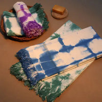 Shibori tye-dye towels