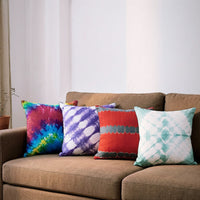 Shibori tie & dye cushion covers