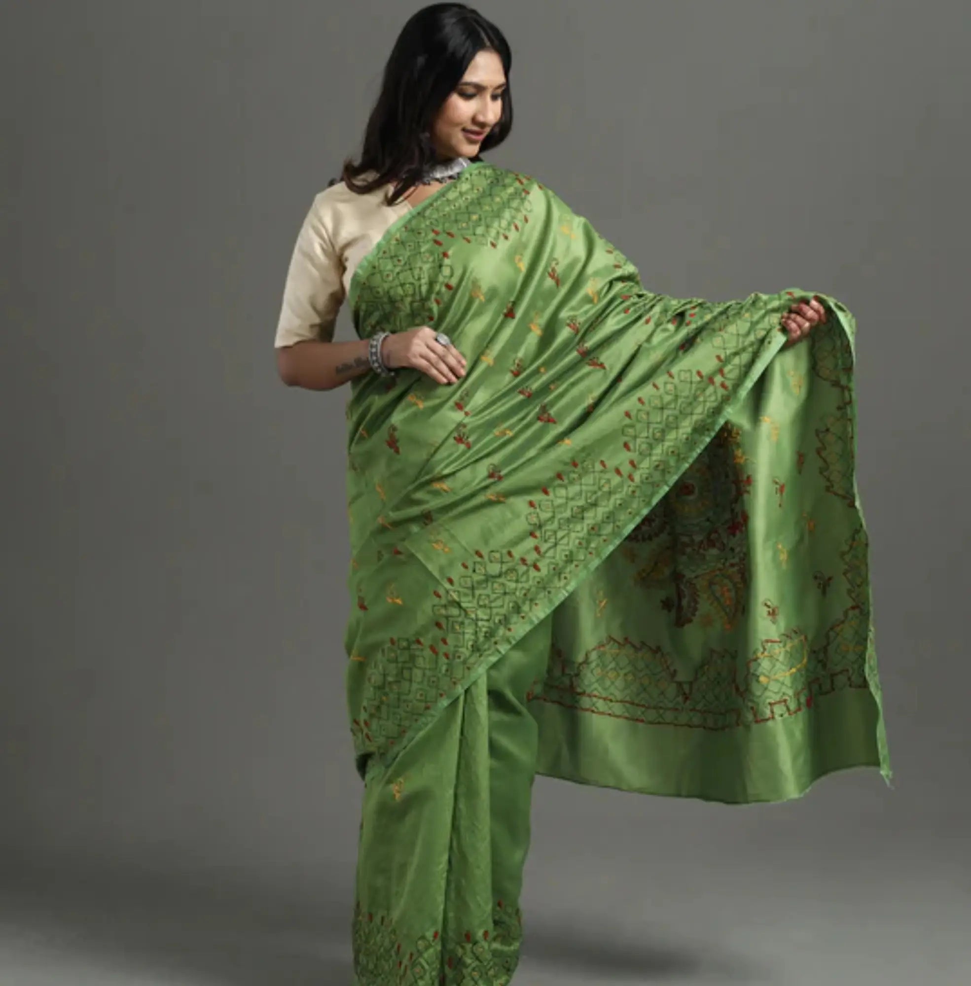 Silk Weaving Saree - Buy Handloom Silk Saree Weaving Online | iTokri