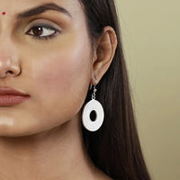 Silver earrings