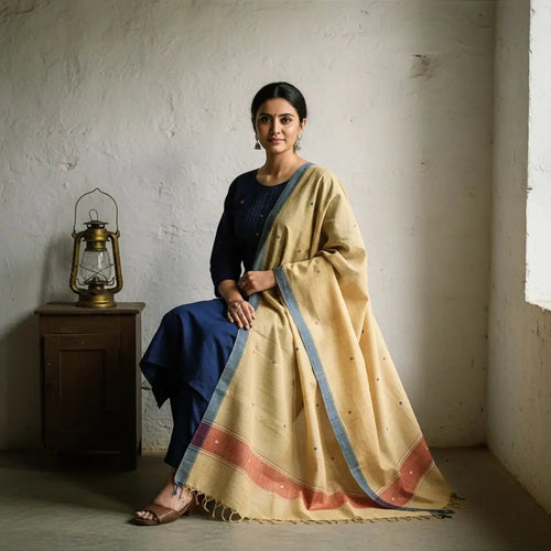 Srikakulam jamdani dupattas